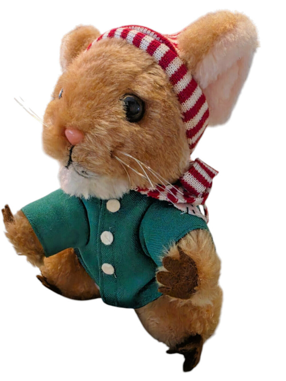 Vintage 1981 Dakin Priscilla Hillman Christmas mouse plush toy